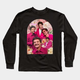 Pedro in Pink Long Sleeve T-Shirt